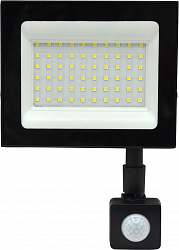 Прожектор SMD Заря Power 50W с датчиком движения 6000-6500K LED